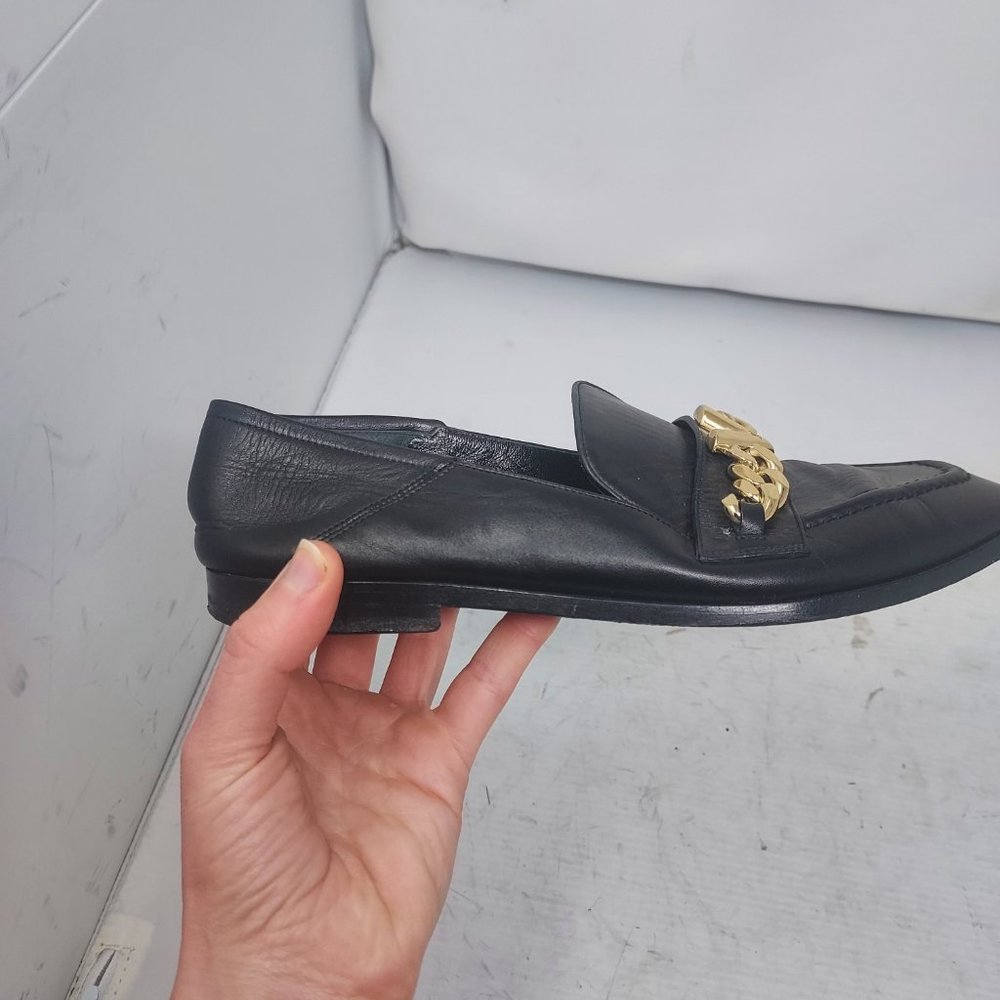Louis Vuitton Black Gold Chain Loafer - Picture 10 of 12